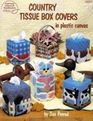 Country Tissue Box Covers In Plastic Canvas