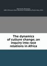 Dynamics of Culture Change