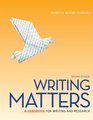 Writing Matters 2e tabbed spiral with Connect Composition Plus 20 for Writing Matters tabbed