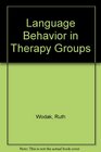 Language Behavior in Therapy Groups