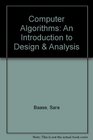 Computer Algorithms An Introduction to Design  Analysis