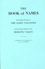 The Book of Names Especially Relating to the Early Palatines and the First Settlers in the Mohawk Valley