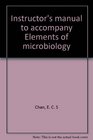 Instructor's manual to accompany Elements of microbiology