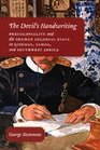 The Devil's Handwriting Precoloniality and the German Colonial State in Qingdao Samoa and Southwest Africa