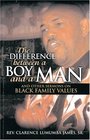 The Difference Between a Boy and a Man and other sermons on Black Family Values