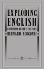 Exploding English Criticism Theory Culture