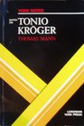 Thomas Mann Tonio Kroger Notes