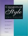 C Elements of Style The Programmer's Style Manual for Elegant C and C Programs