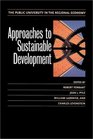 Approaches to Sustainable Development The Public University in the Regional Economy