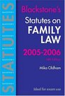 Statutes on Family Law 20052006