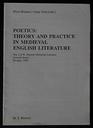 Poetics Theory and Practice in Medieval English Literature
