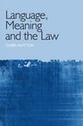 Language Meaning and the Law