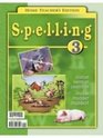 SPELLING 3 - TEACHER'S EDITION (123968)