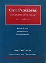 Field Kaplan and Clermont's 2002 Supplement to Materials for a Basic Course in Civil Procedure