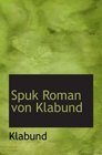Spuk Roman von Klabund