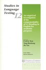 An Empirical Investigation of the Componentiality of L2 Reading in English for Academic Purposes Studies in Language Testing 12
