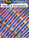 Words and Vocabulary Inventive Exercises to Sharpen Skills and Raise Achievement