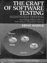 Craft of Software Testing Subsystems Testing Including ObjectBased and ObjectOriented Testing