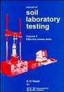 Effective Stress Tests Volume 3 Manual of Soil Laboratory Testing
