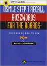 Usmle Step 1 Recall PDA Buzzwords for the Boards