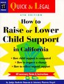 How to Raise or Lower Child Support in California
