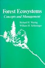 Forest ecosystems Concepts and management