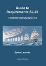 Guide to Requirements SL07 Template with Examples v2