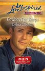 Cowboy for Keeps (Men of Mule Hollow, Bk 2) (Mule Hollow, Bk 15) (Love Inspired, No 567) (Larger Print)