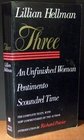 Three An Unfinished Woman Pentimento Scoundrel Time