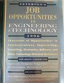 Job Opportunities in Engineering Technology 1996