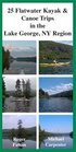 25 Flatwater Kayak  Canoe Trips in the Lake George NY Region