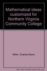 Mathematical ideas customized for Northern Virginia Community College