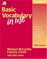 Basic Vocabulary in Use Practicebook with Answers