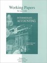 Working Papers To Accompany Intermediate Accounting