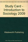 Study Card  Introduction to Sociology 2009