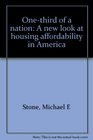 Onethird of a nation A new look at housing affordability in America
