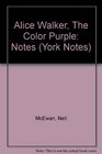 York Notes on The Color Purple by Alice Walker