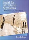 English for International Negotiations Student's Book