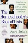 The Homeschooler's Book of Lists More than 250 Lists Charts and Factsto Make Planning Easier and Faster
