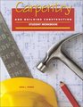 Carpentry and Building Construction Student Workbook