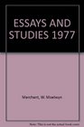 Essays and Studies 1977