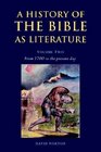 A History of the Bible as Literature