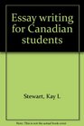 Essay writing for Canadian students