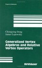 Generalized Vertex Operators and Relative Vertex Operators
