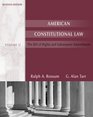 American Constitutional Law The Bill of Rights and Subsequent Amendments Volume II