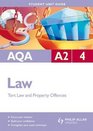 AQA A2 Law Unit 4 Criminal Law  and Law of Tort