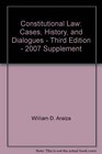 Constitutional Law Cases History and Dialogues  Third Edition  2007 Supplement
