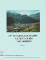 AP Human Geography A Study Guide 2nd edition