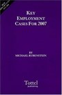 Key Employment Law Cases for 2007