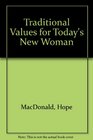 Traditional Values for Today's Woman